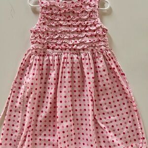 Laura Ashley Pink Polka Dot Dress